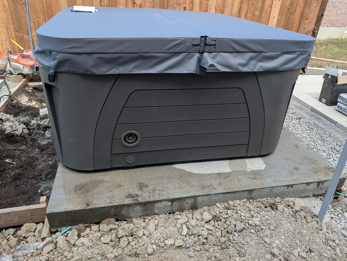 New concrete pad in Vaughan