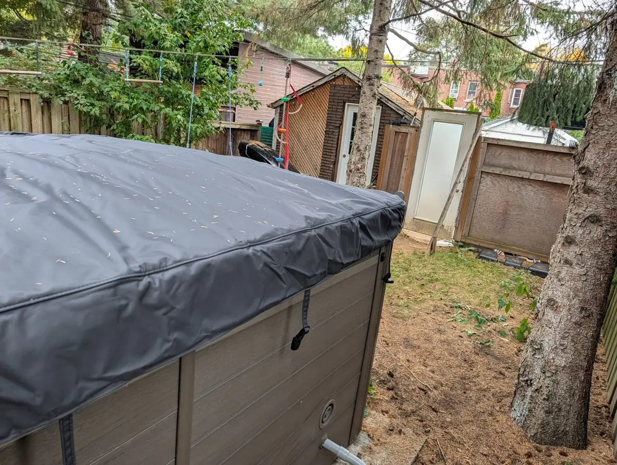 Tight backyard in Toronto