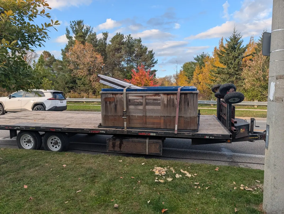 Strapped down for the road in Richmond Hill